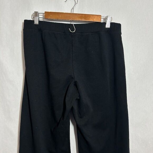 American Giant Womens Ponte Straight Pant M Black Pull On High Rise Stretch - Picture 5 of 8